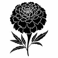 Marigold Black silhouette