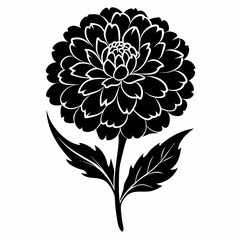 Marigold Black silhouette