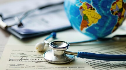 A global health policy document with international signatures