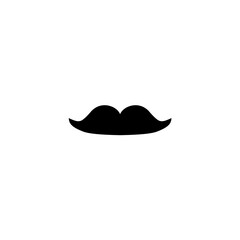 Vector image of a mustache
