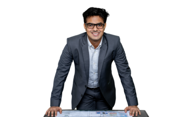 Confident smiling businessman executive wear suit glasses looking at camera, happy proud professional ceo leader male company owner manager posing in office, close up head shot business portrait