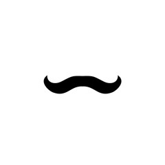 Vector image of a mustache