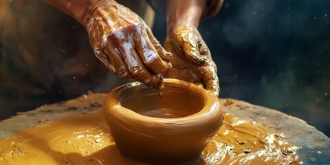 Divine Potter's Wheel: The Sacred Craft of Creation and Sovereignty as Echoed in Isaiah 64:8, a Metaphor for God's Shaping Influence and Artistry in Any Religious Endeavor