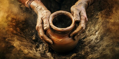Divine Potter's Wheel: The Sacred Craft of Creation and Sovereignty as Echoed in Isaiah 64:8, a Metaphor for God's Shaping Influence and Artistry in Any Religious Endeavor
