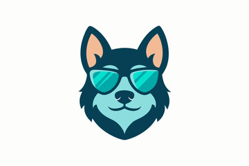 Vector design of a logo pets boutique  on white background