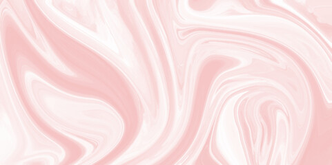 The texture of pink and white marble pattern modern style Liquid background. pink  marble pattern texture natural background. Paper with soft waves and white fabric liquid metallic art paint texture.