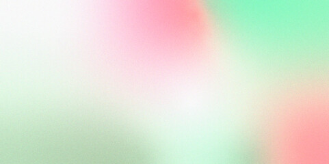 Obraz premium abstract green and pink gradient background .pastel gradient blurry background .Abstract soft blur texture gradient background wallpaper a space . Best design for your ad, poster, banner
