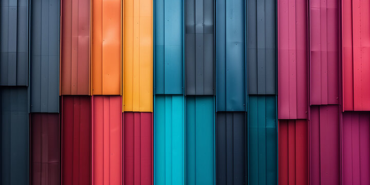 Colorful powder-coated steel background