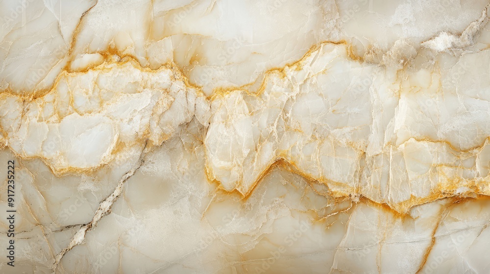 Aufkleber a close-up of a textured stone surface with warm tones and natural patterns.