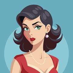 A pretty women looking worriedly. Pretty young women. Glamour girl