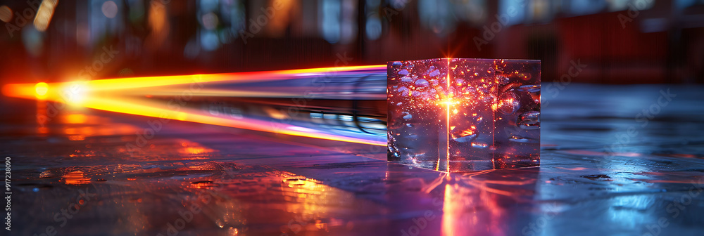 Poster conducting total internal reflection experiment describe how would shine laser beam into prism diffe