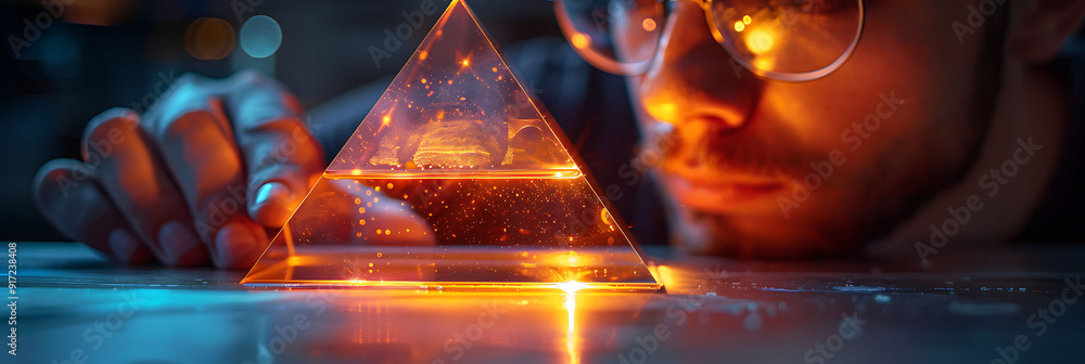 Poster conducting total internal reflection experiment describe how would shine laser beam into prism diffe