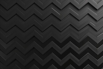 Black chevron pattern background with shadow effect