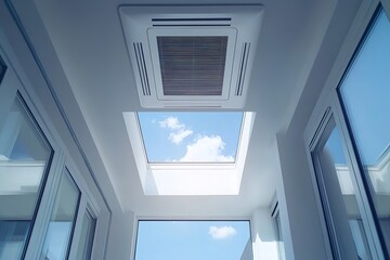 Fototapeta premium Ceiling Ventilation for Room in Home