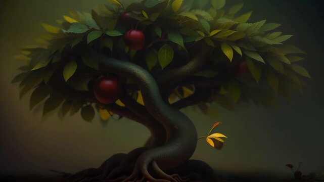 The tree of the knowledge of the good and evil