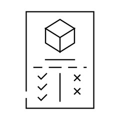analysis plus and minus production line icon vector. analysis plus and minus production sign. isolated contour symbol black illustration