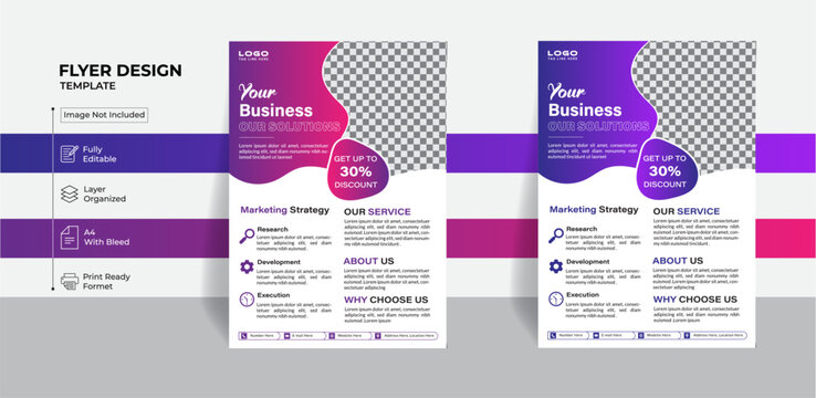 Corporate Business Flyer Design Template