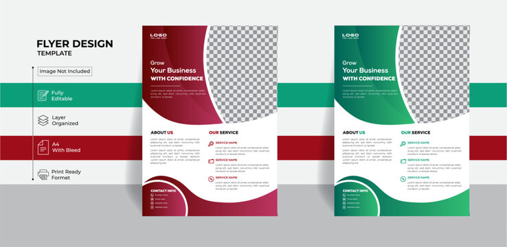 Corporate Business Flyer Design Template
