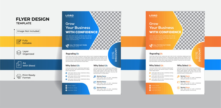 Corporate Business Flyer Design Template