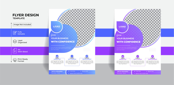Corporate Business Flyer Design Template