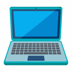 laptop color Vector illustration