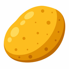 potato  color  Vector illustration
