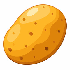 potato  color  Vector illustration
