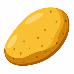 potato  color  Vector illustration
