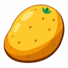 potato  color  Vector illustration
