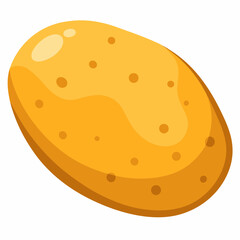 potato  color  Vector illustration
