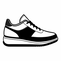 shoe  Silhouette Vector illustration
