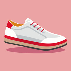 shoe  color  Silhouette Vector illustration