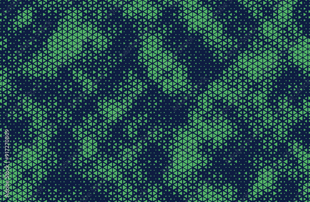 Aufkleber Abstract background with red triangle dots. Triangle halftone geometric background. Halftone triangular retro 80s pattern. Minimal style retro dynamic wallpaper.