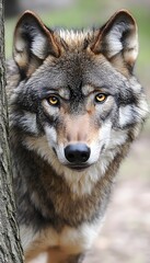 Obraz premium Wolf Portrait