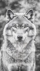 Fototapeta premium Wolf Portrait