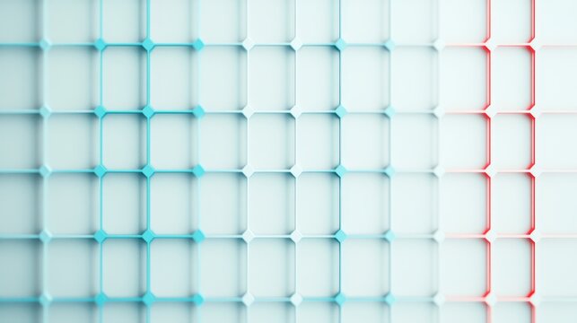 Grid graphic. Simple yet striking composition that combines modern tech aesthetics with a minimalistic and clean approach