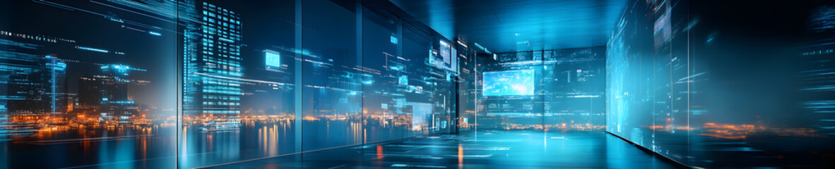 Obraz premium Augmented Reality (AR) merges digital content with the physical environment,creating immersive experiences that enhance how we interact with the world.By overlaying digital information onto real-world