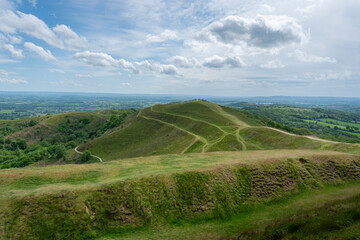 British Camp, iron age hill fort, Malvern Hills