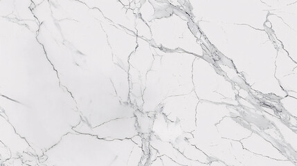 Obraz premium A clean and elegant white marble texture with subtle gray veins, creating a sophisticated and timeless pattern