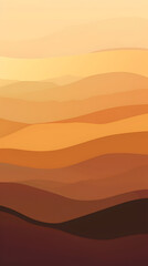 Modern and serene backdrop with a mostly ochre