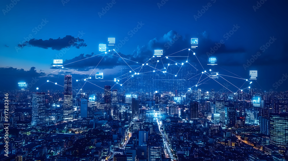 Aufkleber the internet of things (iot) is revolutionizing the way we interact with technology by connecting ev