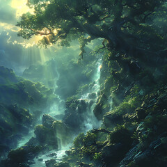 Deep within depths of dense forest ancient men commune spirits of wild their souls intertwining ancient forces of nature they seek harness power of the natural world for the betterment of their people