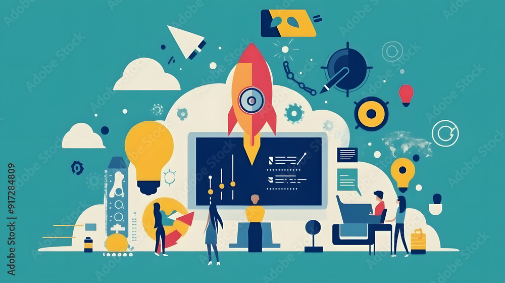 Poster tech startups are at the forefront transformative innovations, driving change across industries with