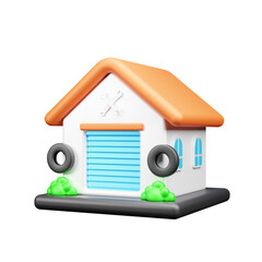 Real State 3d Illustration  Icon