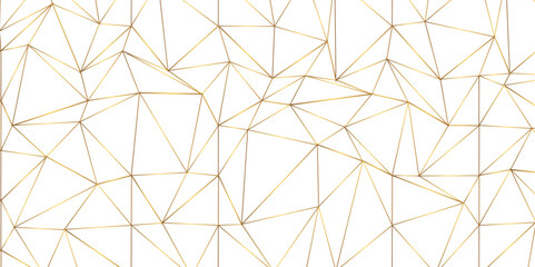 Abstract beautiful perfect random golden lines background. abstract golden lines with white background creative geometric triangle shape. perfect random abstract line background. Vector illustration.