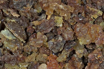 myrrh resin from Oman for background use