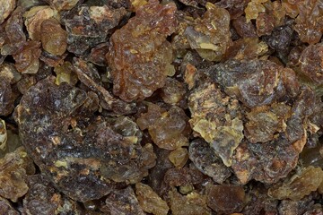 myrrh resin from Oman for background use