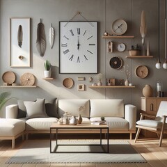 Simple yet imaginative walls in interior design