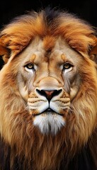 Naklejka premium Lion Portrait