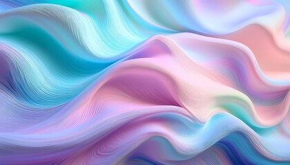 Dreamy Iridescent Holographic Fluid Patterns in 4K. best high-quality wallpaper.
